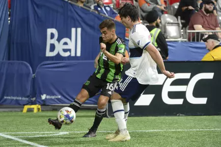 Cal alum Hector Jimenez, MLS: Austin FC at Vancouver Whitecaps FC
