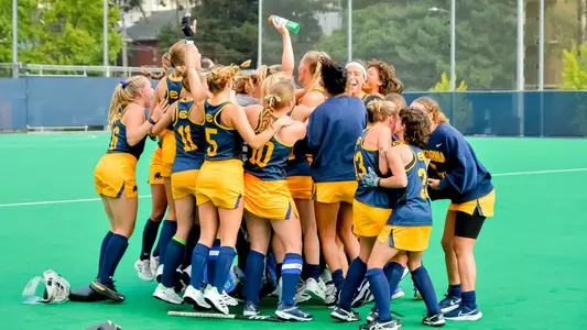 FH celebrates vs. No. 5 Penn State