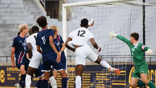 Arik Duncan scores his first goal as a Bear in the 3-0 win over FDU