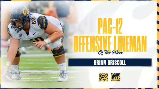 2023-09-05 Brian Driscoll Pac-12 Offensive Lineman Of The Week