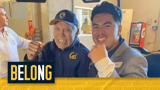 Ladislao Rodriguez with Joe Kapp