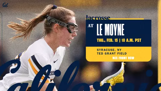 2024-02-15 Cal Visits Le Moyne To Begin Two-Game East Coast Trip