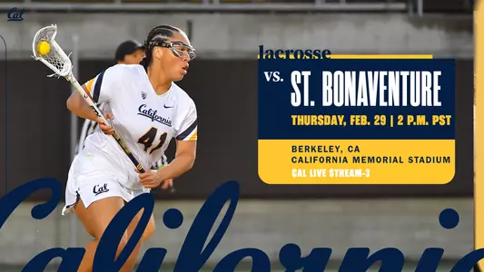 2024-02-28 Simone Holland Cal Continues 5-Game Homestand Against St. Bonaventure