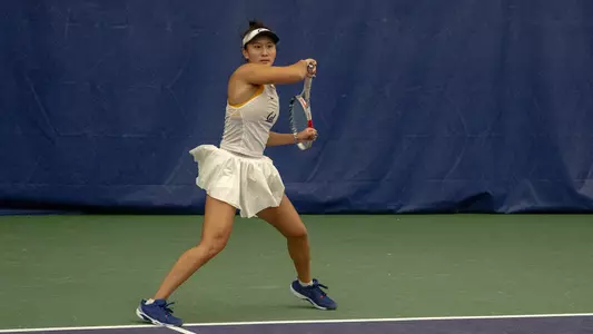 Jessica Alsola vs. Michigan at national indoors
