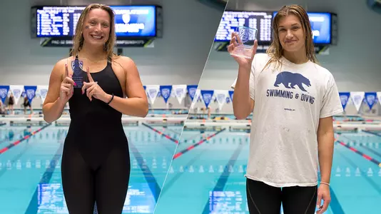 Isabelle Stadden, left, and Mia Kragh