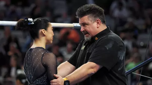 WGYM NCAA Championships 2024 Mya Lauzon John Carney