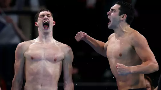 Men's Swimming & Diving: Jack Alexy, Hunter Armstrong