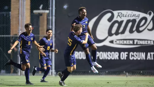 Justin Knighton scores winner and first goal at CSUN on his 19th birthday
