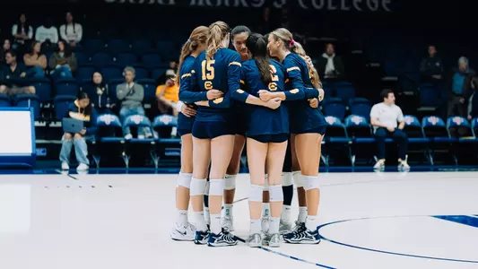 Cal volleyball at Saint Mary's 2024