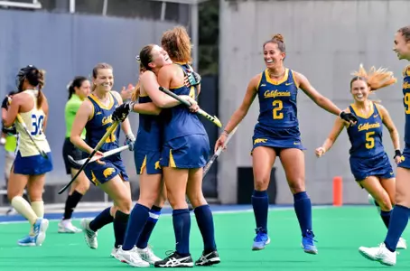 Cal celebrates after goal