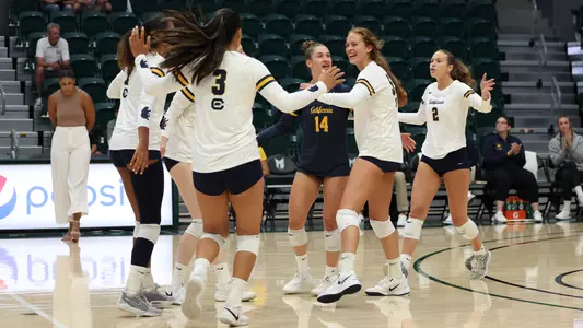 Cal VB team at Portland State