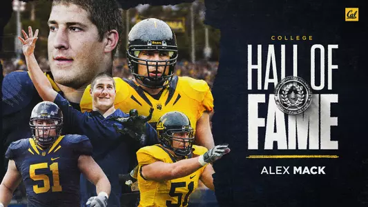 Alex Mack NFF College Football Hall of Fame Graphic