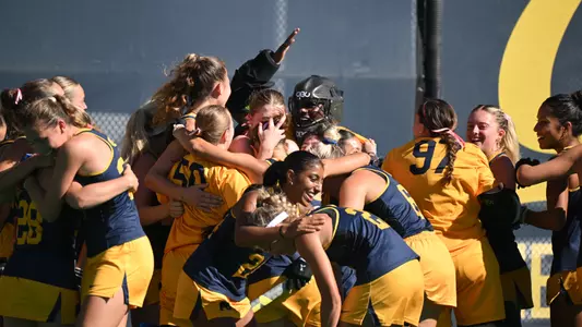 Cal FH celebrates after beating Syracuse