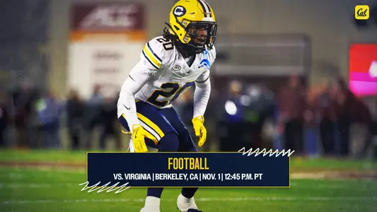 Cal FB vs. Virginia (11.1.2025) Web Preview Graphic