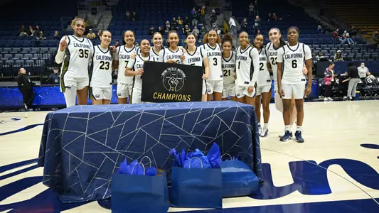 Cal WBB wins Raising The B.A.R. Invitational championship 11.16.2025