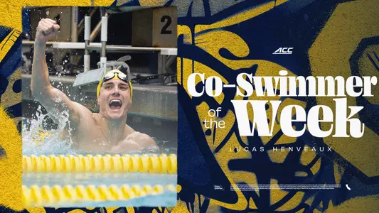 Henveaux Tabbed ACC Co-Swimmer Of The Week