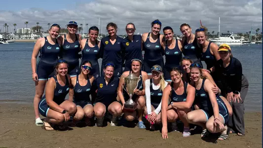Cal WROW: Poses with trophy at CA Challenge Cup