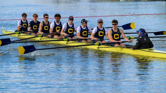 Cal MROW: Varsity eight at the Redwood Shores Invitational