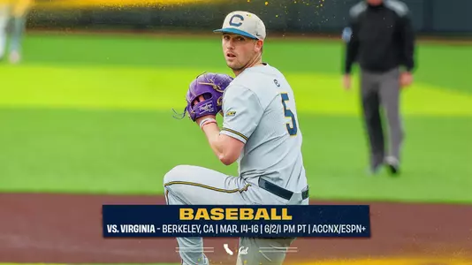 2025-03-13 Austin Turkington Golden Bears Begin Stretch Of Four Straight ACC Series Against Top 25 Teams