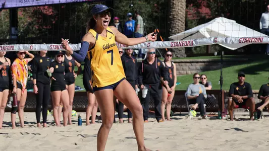 March 7, 2025; Stanford, California, USA; BVOL: Cal vs. USC at . Portia Sherman (Photo credit: Al Sermeno/KLC fotos)