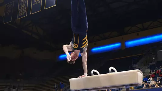 Trigg Dudley dismount at 2025 opener