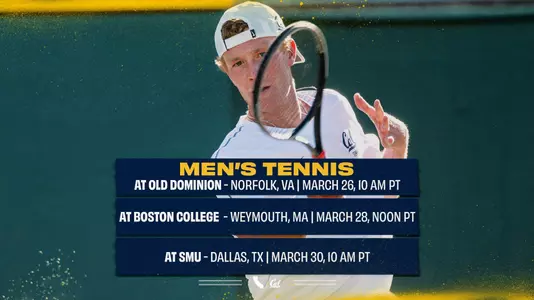 Carl Emil Overbeck, preview graphic for ODU, BC, SMU matches