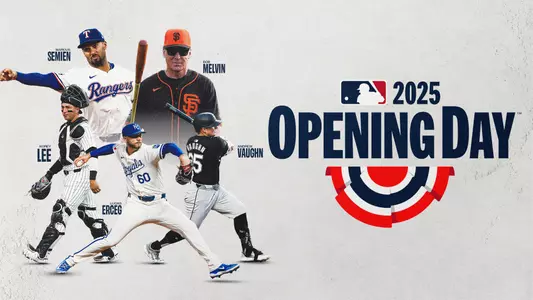 2025-03-27 Lucas Erceg Korey Lee Bob Melvin Marcus Semien Andrew Vaughn 5 Pro Bears On MLB Opening Day Rosters