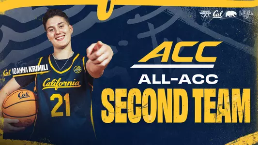 Cal WBB: Ioanna Krimili All-ACC Second-Team
