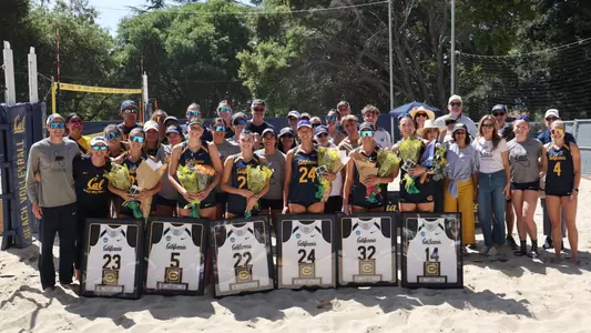 Cal beach volleyball senior day