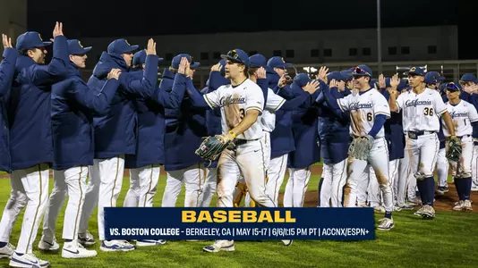 2025-05-13 Seth Gwynn Cal Hosts Boston College To Close Regular Season