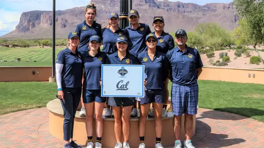 2025 Cal women's golf team - NCAA Gold Canyon Regional