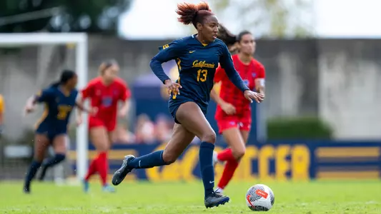 October 27, 2024; Berkeley, California, USA; Womens Soccer: California Golden Bears vs SMU; Velize King (Photo credit: James Molgaard/KLC ƒotos)