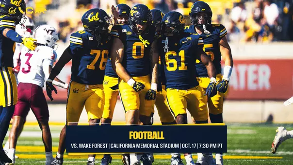 Football vs. Wake Forest (10.17.2026) Web Preview Graphic