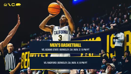 TT Carr rises up for a shot at Haas Pavilion - game preview graphic