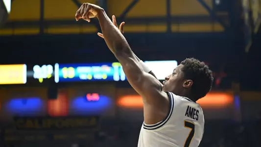 Dai Dai Ames follows through on a shot vs. Georgia Tech