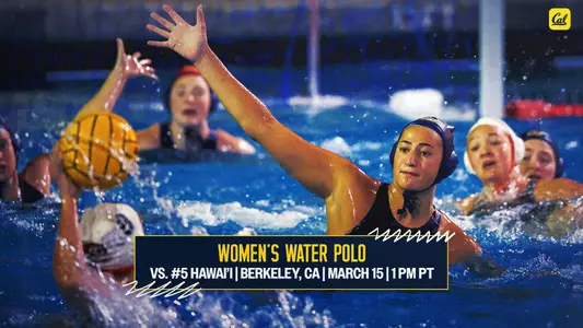 Holly Dunn stretches to defend an opponent at Spieker Aquatics Complex - web preview graphic
