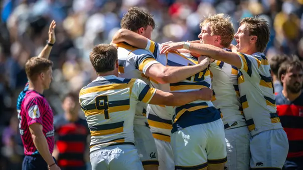 Rugby Team Celebration