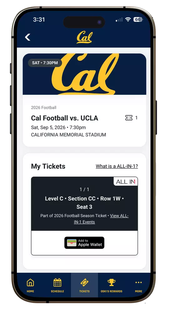 Cal Bears App Step 5
