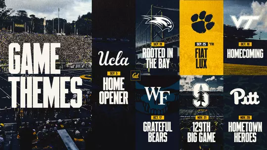 2026 Cal FB Game Themes