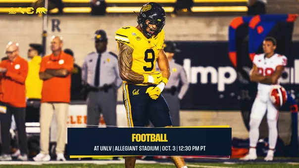 Cal FB at UNLV (10.3.2026) Web Preview Graphic