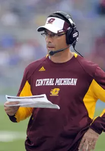 CMU coach Dan Enos