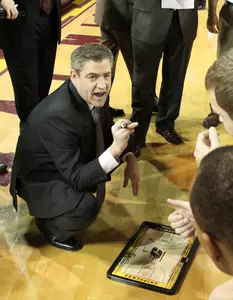 CMU head coach Keno Davis