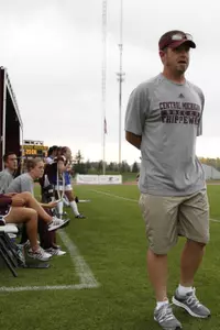 CMU head coach Peter McGahey