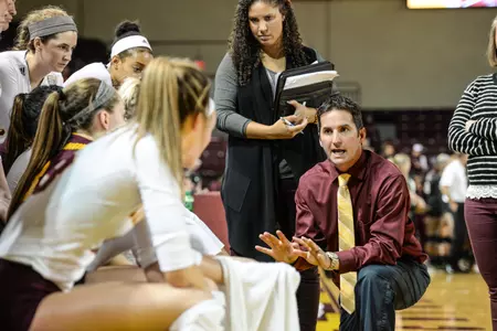 Coach Mike Gawlik sends his CMU volleyball team on the court this weekend at McGuirk Arena against Miami (Ohio) and Bowling Green.