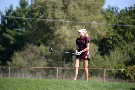 Sophomore Bria Colosky posted the low score among CMU golfers in the KZoo Classic at The Moors Golf Club in Portage.