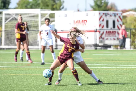 Junior mid Meghan Sweeney and her Chippewa teammates resume MAC play on Thursday at Toledo. The Chippewas return to Mount Pleasant on Sunday to entertain Bowling Green.