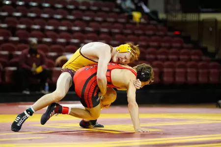 CMU sophomore Justin Oliver is second at 149 pounds in the season's first Mid-American Conference rankings.