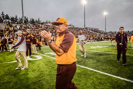 Second-year CMU coach John Bonamego and his Chippewas will look to rebound on Saturday at home (3:30 p.m.) against Ball State.