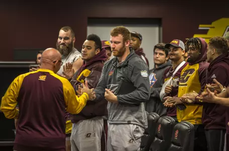 CMU quarterback Cooper Rush was named a National Football Foundation National Scholar-Athlete on Tuesday. He is one of 12 from across the country named to the exclusvie list.