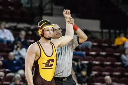 Freshman Logan Parks is scheduled to wrestle for the Chippewas today at 165 pounds when CMU entertains Virginia in a dual at McGuirk Arena.